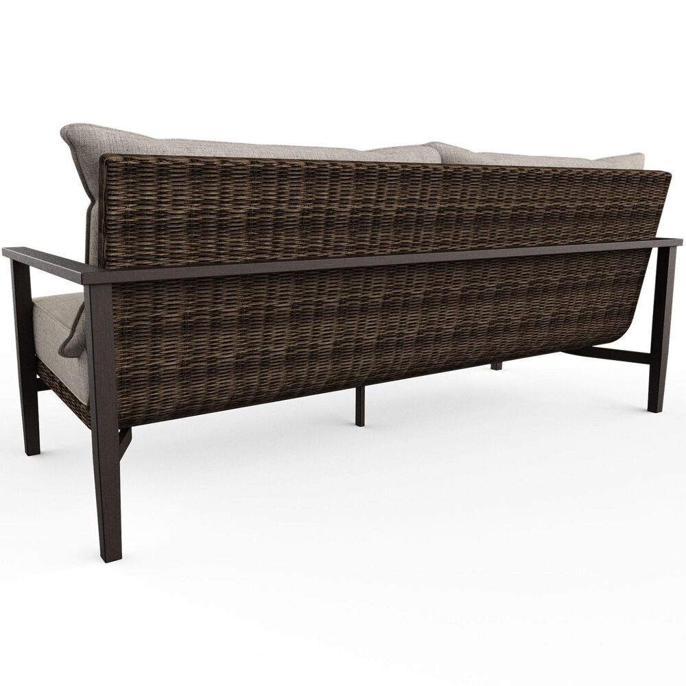 Sunvilla Cleo Patio Sofa in Bourbon and Iven Shell, , large