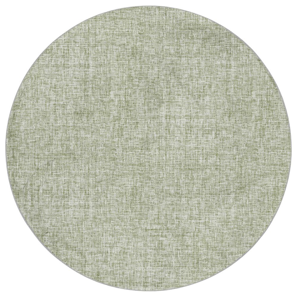 Dalyn Rug Company Voyage VY1 Celery 8" Round Area Rug, , large