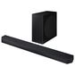 Samsung 3.1.2-Channel Wireless Dolby Atmos Soundbar System in Titan Black, , large