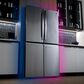 GE Profile 28.3 Cu. Ft. Quad-Door Refrigerator with Dual-Dispense AutoFill Pitcher in Fingerprint Resistant Stainless, , large