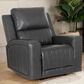 Linon Home Decor Izaiah Power Glider Recliner in Grey, , large