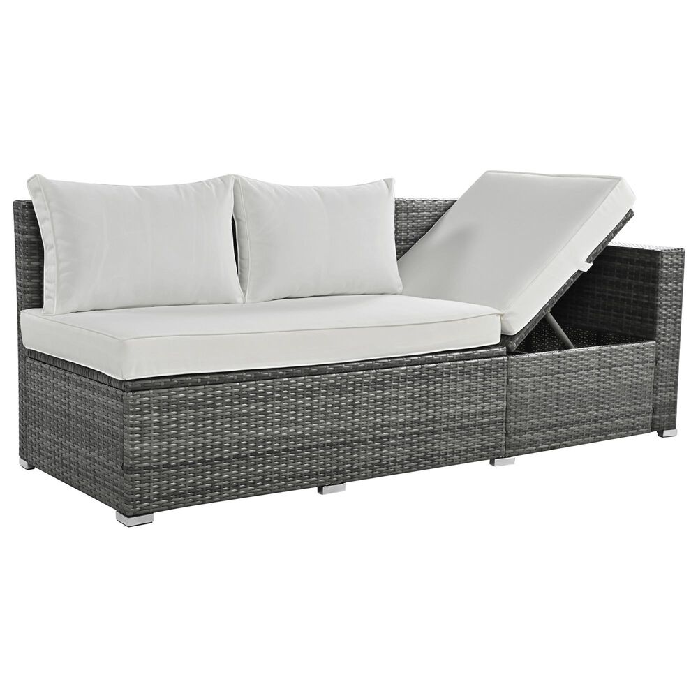 HOMLUX 6-Piece Outdoor Conversation Set with Storage Box in Beige, , large