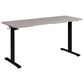 OSP Home Primo 60" Electric Sit Stand Desk in Black and Light Gray, , large