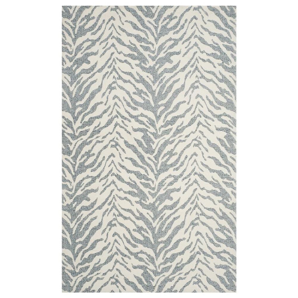 Safavieh Marbella MRB632C 5" x 8" Blue and Ivory Area Rug, , large