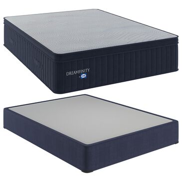Dreamfinity by Sealy Select Medium Euro Top Queen Mattress with High Profile Box Spring, , large