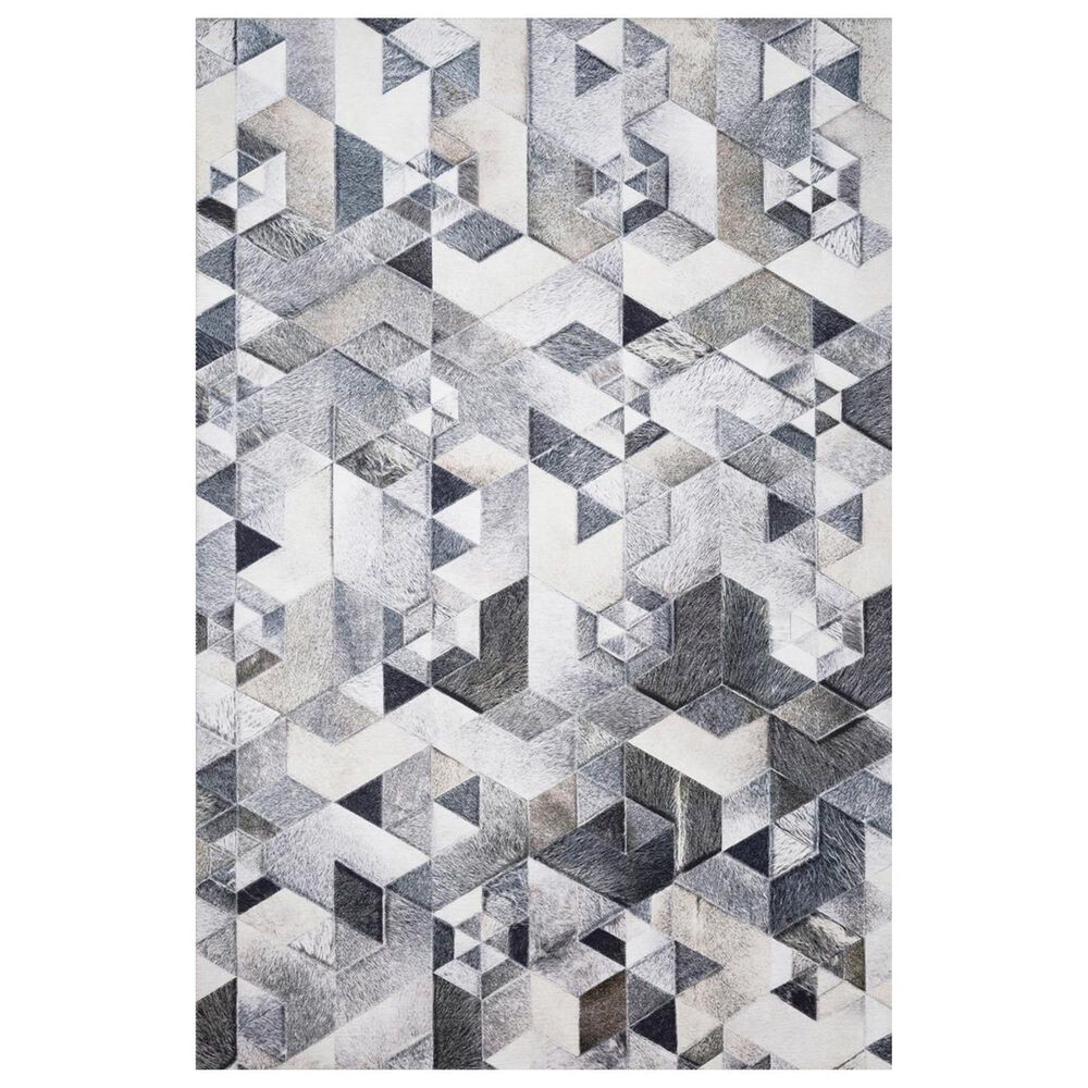 Loloi II Maddox MAD-03 2"3" x 3"9" Grey and Ivory Scatter Rug, , large