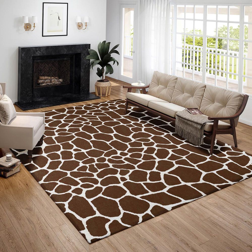 Dalyn Rug Company Mali 10&#39; x 14&#39; Chocolate Indoor/Outdoor Area Performance Rug, , large