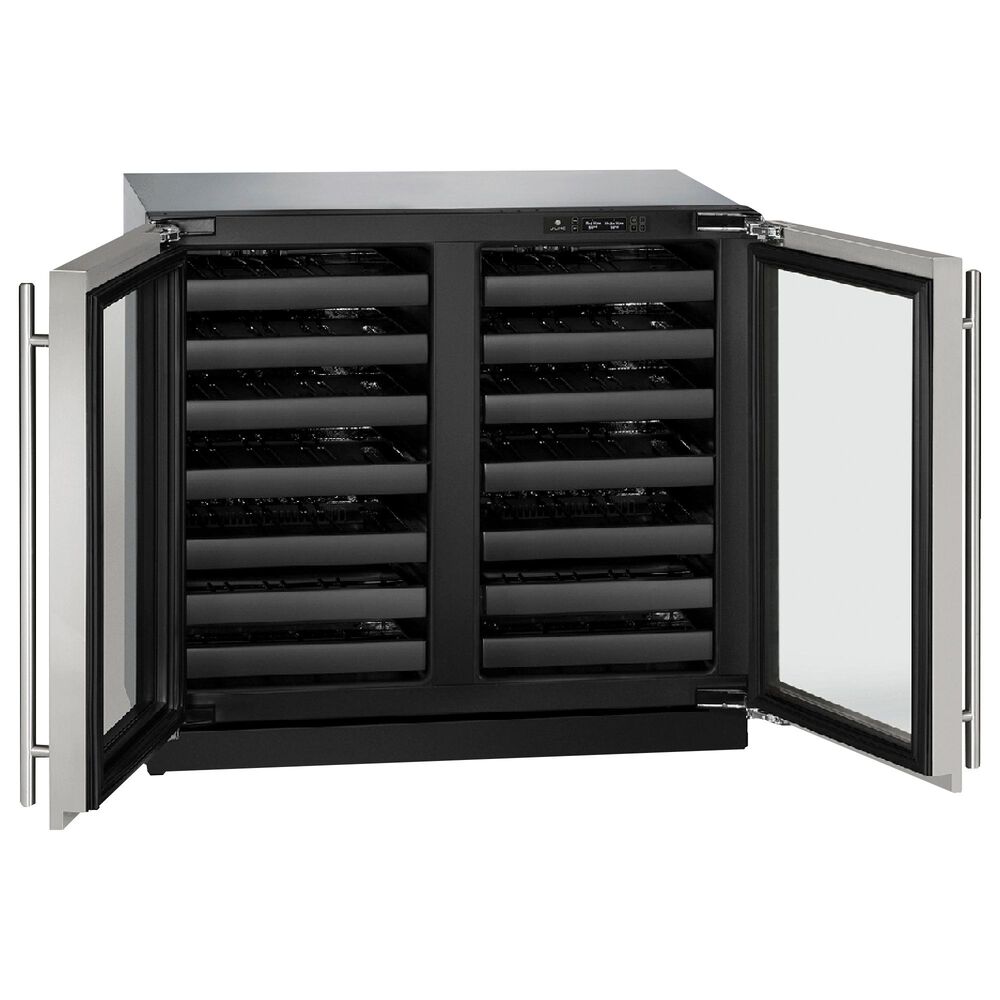 U-Line 36&quot; Built-In Wine Cooler in Stainless Steel, , large