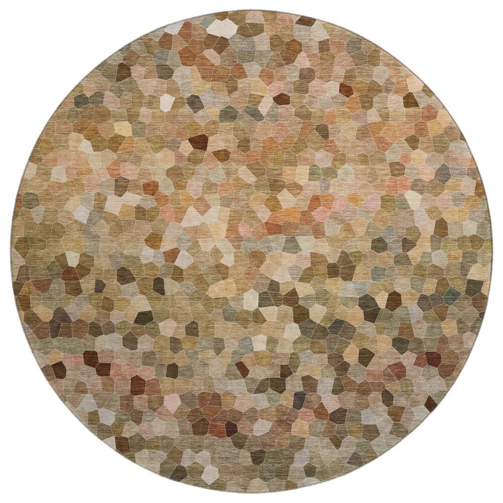 Dalyn Rug Company Kaleidoscope Canyon 8" Round Indoor/Outdoor Area Rug, , large