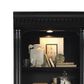 Hooker Furniture Telluride Door Bunching Bookcase in Black with Reddish Brown Rub-Through, , large