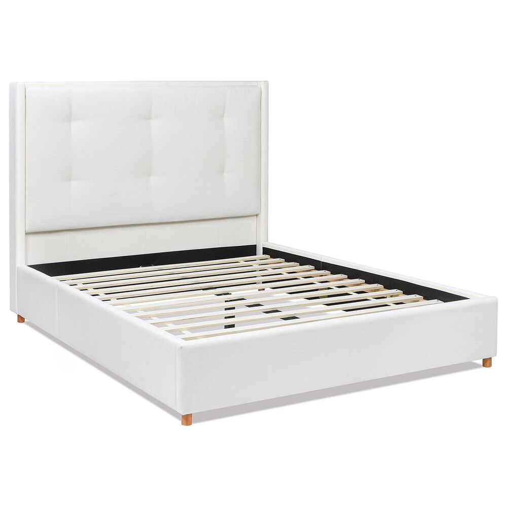 Jennifer Taylor Home Miramar Queen Platform Bed in Antique White, , large