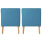 Noble House Felicity Arm Chair in Teal (Set of 2), , large