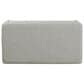 Kinfine Medium Metal Storage Bench in Gray, , large