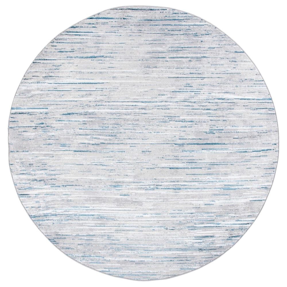Safavieh Orchard ORC668 6"7" Round Grey and Blue Area Rug, , large