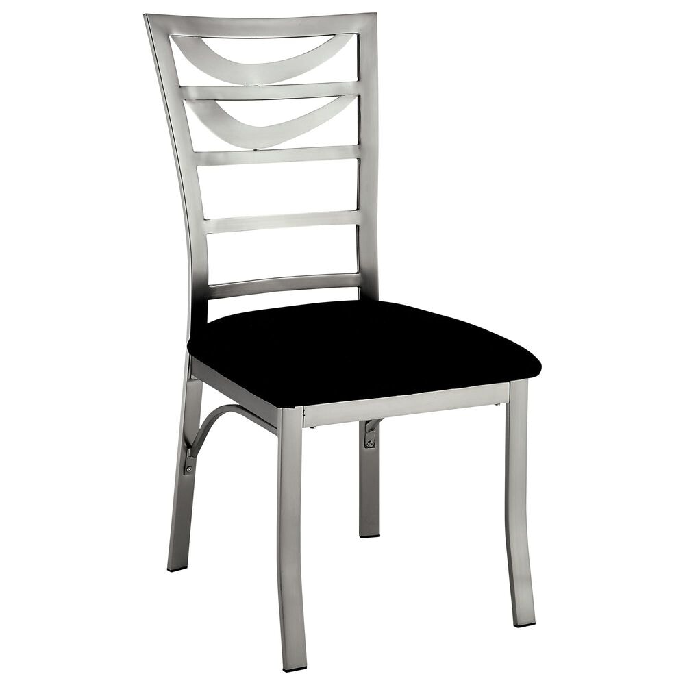 Furniture of America Russell 7-Piece Dining Set in Black, , large