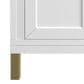 James Martin Vanities Chicago 36" Single Bathroom Vanity in Glossy White with 3 cm White Zeus Quartz Top and Rectangular Sink, , large