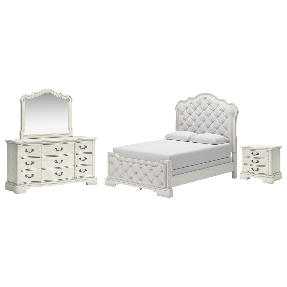 Millenium Arlendyne 4-Piece Queen Bedroom Set in Antique White, , large