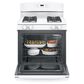 GE Appliances 4.8 Cu. Ft. Freestanding Gas Range in White, , large