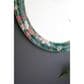 Kalalou Oval Floral Painted Framed Mirror in Multicolor, , large