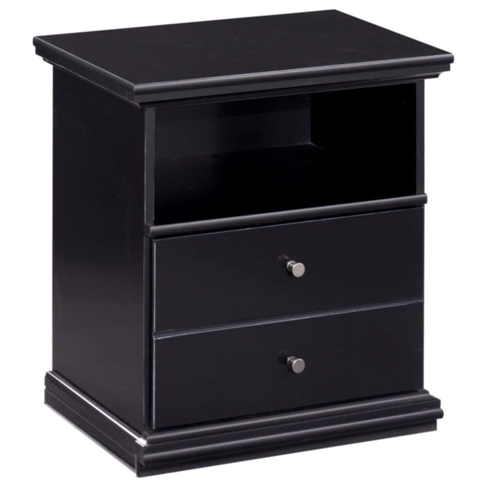 Ashley Maribel 1 Drawer Nightstand in Black, , large