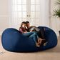Jaxx 7" Giant Bean Bag Sofa in Navy, , large