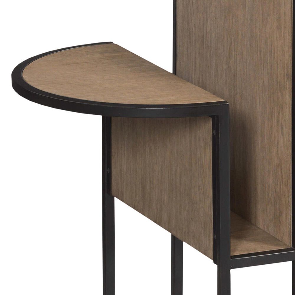 American Drew Nash Accent Magazine Table in Sandy Beige and Black, , large