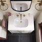 Kohler Hadron 30" Single Bathroom Vanity in White with 3 cm Bianco Bella Quartz Top and Oval Sink, , large