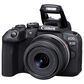 Canon EOS R10 Mirrorless Camera with 18-45mm Lens in Black, , large