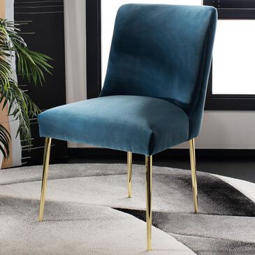 Safavieh Nolita Dining Chair in Aegean Blue, , large