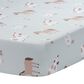 Lambs & Ivy Farmyard Fitted Crib Sheet in Sage Green, , large