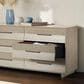 BDI Kava 6-Drawer Dresser Only in Washed Oak, , large