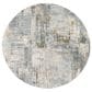 Surya Dresden Dusty Sage, Taupe, Deep Teal, Off-White, Ink Blue, Light Gray and Mustard 5"3" Round Area Rug, , large