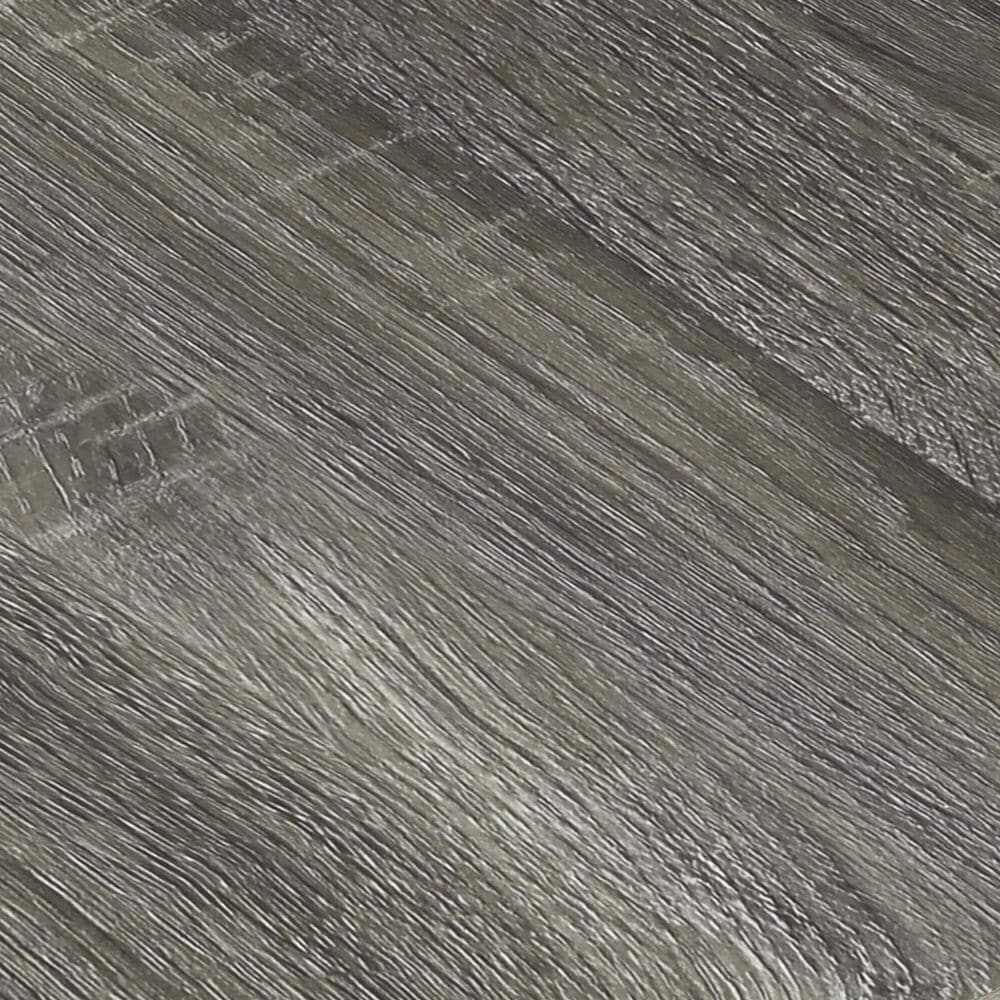 HOMLUX 32" Computer Desk with Two Drawers in French Oak Grey and Black, , large