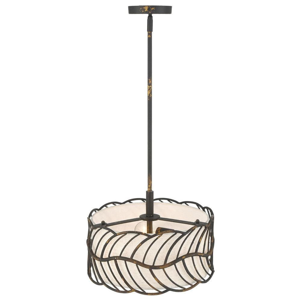 Golden Lighting Simbolo 3-Light Pendant in Antique Black, , large