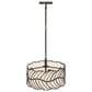 Golden Lighting Simbolo 3-Light Pendant in Antique Black, , large