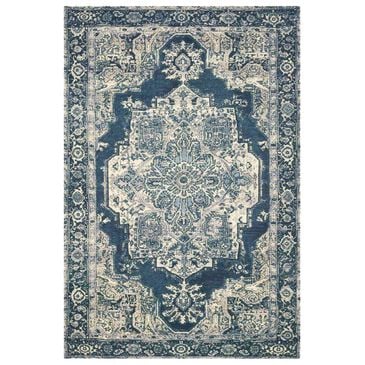 Loloi Mika 5"3" x 7"8" Dark Blue and Dark Blue Area Performance Rug, , large