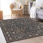 Dalyn Rug Company Hatay HY5 10" x 14" Black Area Rug, , large