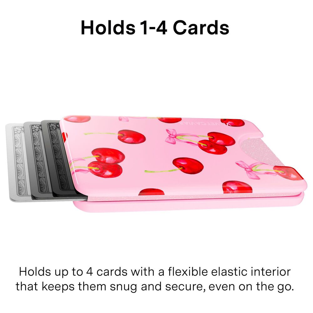 Velvet Caviar Gift Set with MagSafe Wallet, Grip Ring, Phone Charm in Sweet Cherry, , large