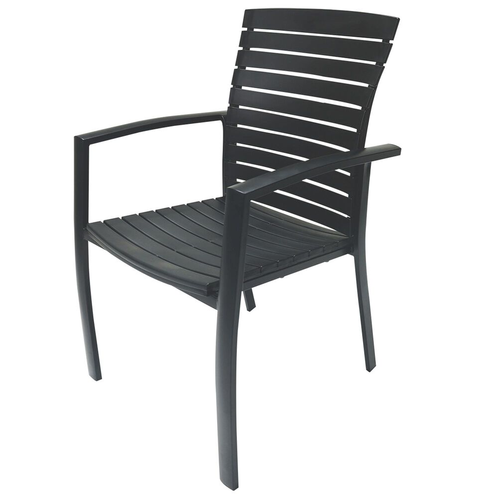 Redline Creation Inc. Stacking Dining Chair in Black, , large