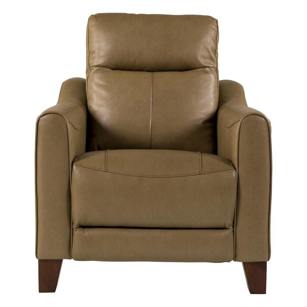 Flexsteel Forte Power Recliner with Power Headrest in Mushroom, , large