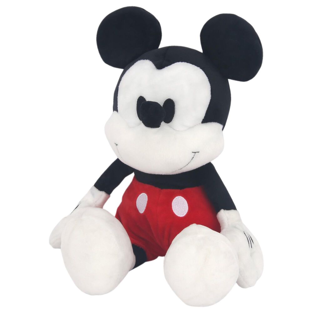 Lambs and Ivy Disney Baby Mickey Mouse Plush Stuffed Animal Toy in Black, White and Red, , large