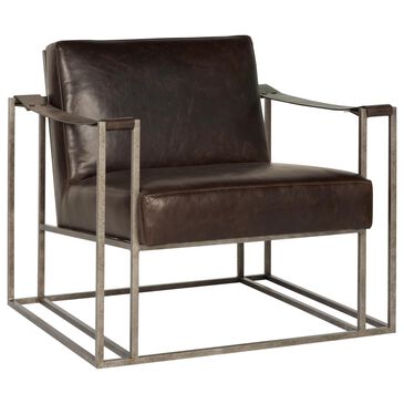 Bernhardt Dekker Leather Chair in Brown, , large