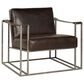 Bernhardt Dekker Leather Chair in Brown, , large