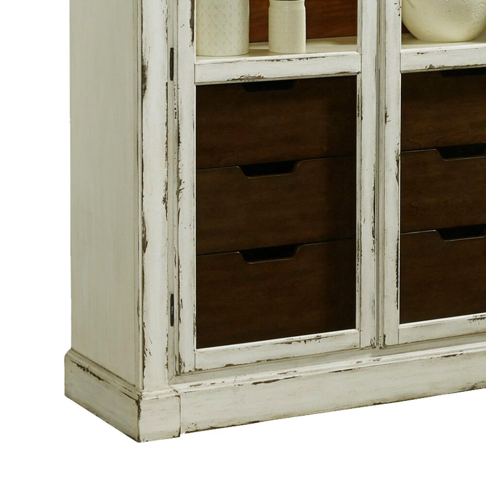 Chapel Hill 47.25&quot; PFC Curio in Antique White, , large