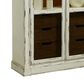 Chapel Hill 47.25" PFC Curio in Antique White, , large