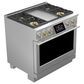 Monogram 36" Dual-Fuel Professional Range with 4 Burners and Griddle in Stainless Steel, , large