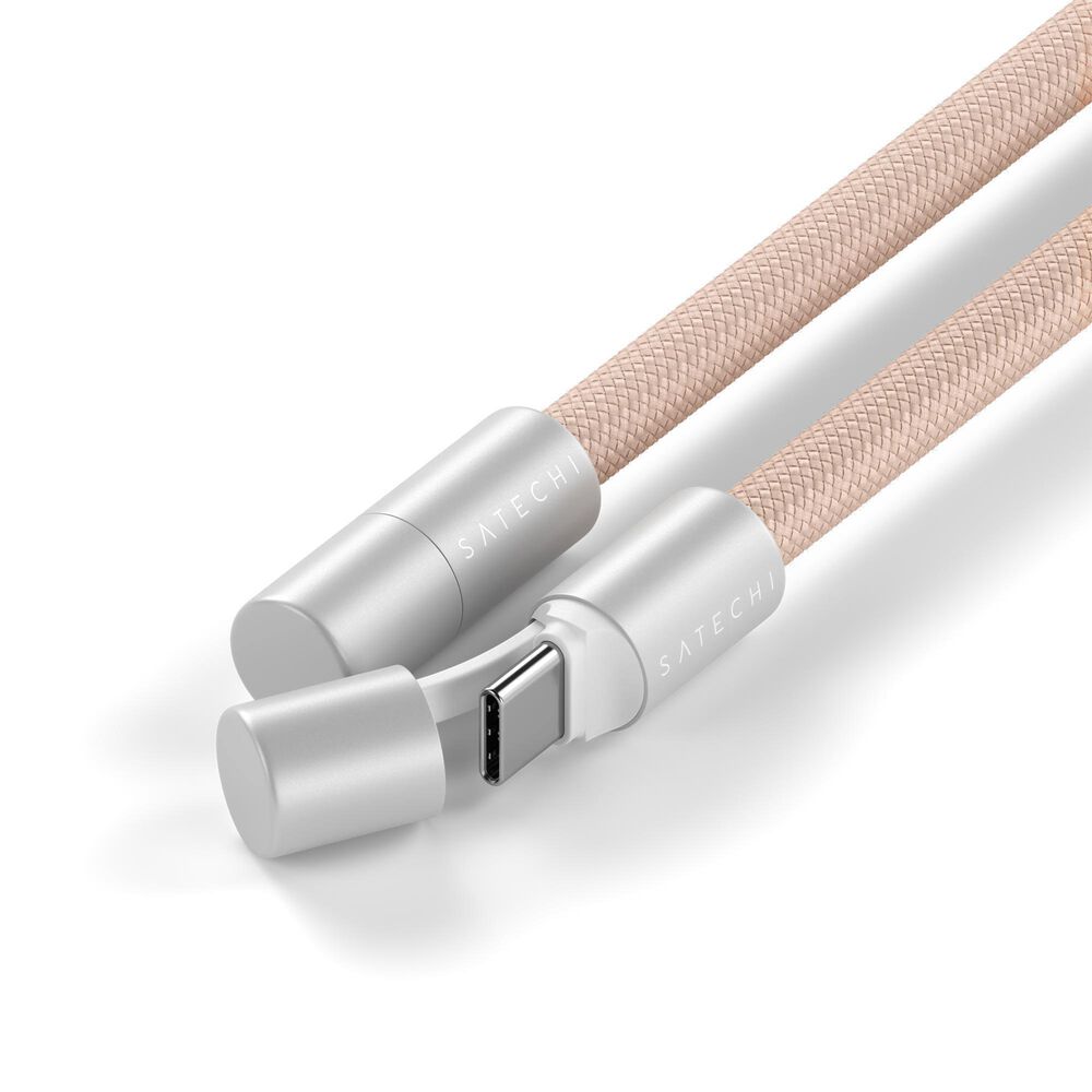 Satechi Onthego Crossbody USB-C Lanyard Cable in Desert Rose, , large