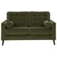 37B Reveon Lakes Stationary Loveseat in Olive Velvet, , large