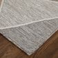 Feizy Kimball Gray, Black and Brown 12" x 15" Area Rug, , large