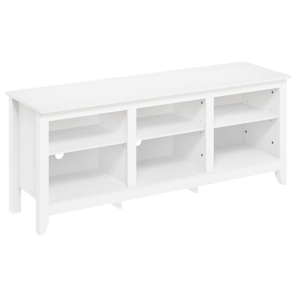 HOMLUX 60" TV Stand in White, , large